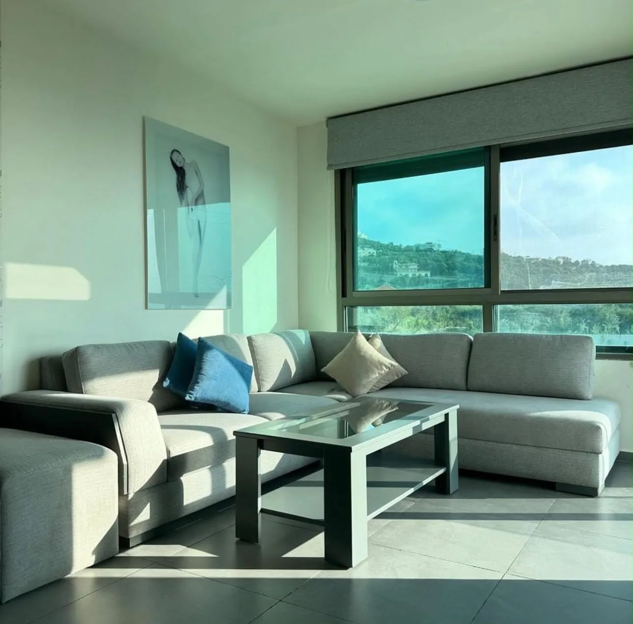 Hills seen from a suite